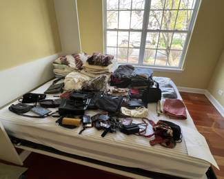 purses , Jeans, quilts 