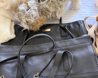 $125 - Kate Spade New York Black Debossed Tote 