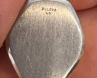 $45, Vintage Bulova Ladies Cocktail Watch Gold Tone Small Case Black Cord Band (Needs Service)