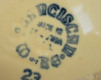 $55, Hall China Yellow Pitcher Vintage Style Ceramic Water Jug USA Pottery Serving Pitcher