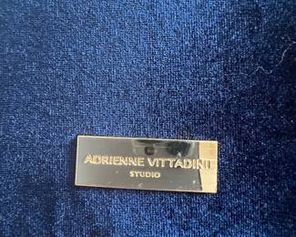 Adrienne Vittadini studio velvet clutch $20