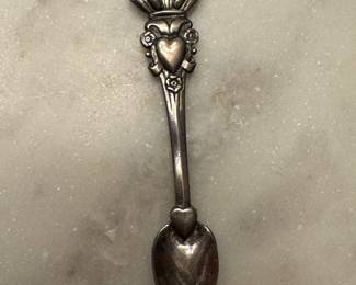 Sterling Silver Spoon Pin