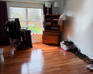 Walnut Mid-Century Modern Chest Armoire