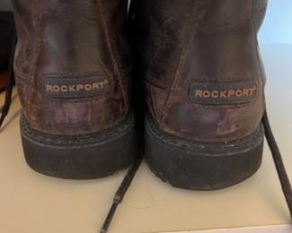 Rockport leather boots men