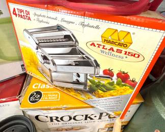 $50 - Chrome Steel Marcato Atlas 150 Pasta Machine in Box