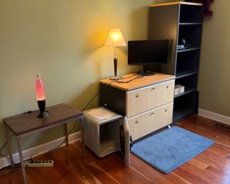 $175 - Laminate and Metal Home Office Furniture and Accessories