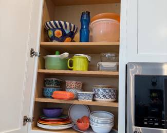 Mixed Lot Everyday Kitchenware, Storage Containers, and Ceramic Bowls