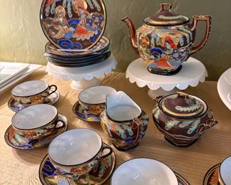 Vintage Japanese tea set