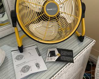 $58.00 - Geek Aire Rechargeable Outdoor High Velocity Fan, CF1SE