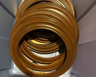 $5.00 Each- Brown Round Wooden Picture Frames