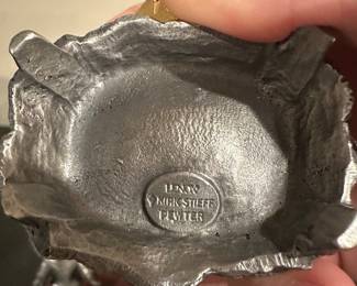 $100.00 - Kirk Stieff Collection Lenox Pewter Nativity Scene Set (4Pieces + Wooden Creche)