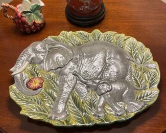 $28.00 - Elephant Serving Tray/Platter - 17"