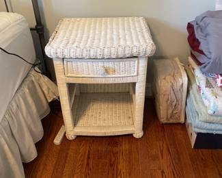 $45.00 - Bristol Collection Handmade in China Exclusively for Pier 1 Wicker Nightstand