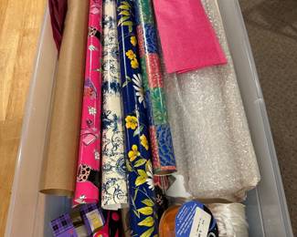 $18.00 - Gift Wrapping Supplies Storage Bin