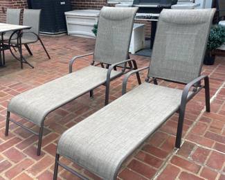 $75.00 - Pair of Chaise Lounge Chairs