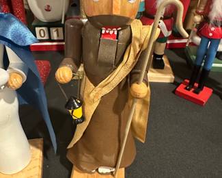 $158.00 - The Holy Family Nativity Nutcracker Set (Mary with Baby Jesus and Joseph) Collectables