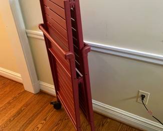 $63.00 - Indoor/Outdoor Folding Serving Cart with Wheels-33" x 18" x 33"