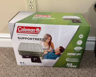 $55 - Coleman SupportRest Double-High Queen Air Mattress - New In Box - 78"L x 60"W