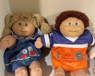 $25.00 - 1980's Cabbage Patch Kids Dolls (Girl and Boy) 