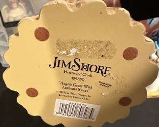 $55.00 - Enesco Jim Shore Heartwood Creek Angel with Mandolin Figurine, Model 4042970 - 9.5"