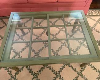 $225.00 - Windowpane Coffee/Cocktail Table, 44.5" x 32.5" x 19"T