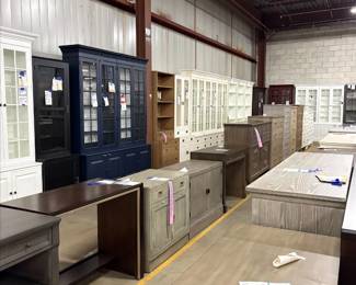 Storage pieces all finishes shapes and sizes!