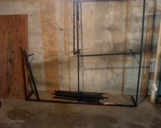 Queen size metal bed frame