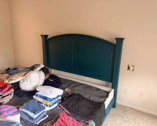 King size bed frame- head and footboard