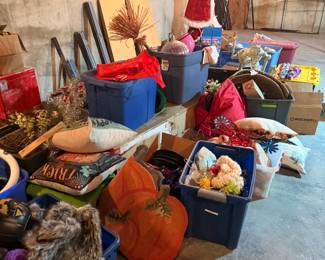 TONS of holiday decor