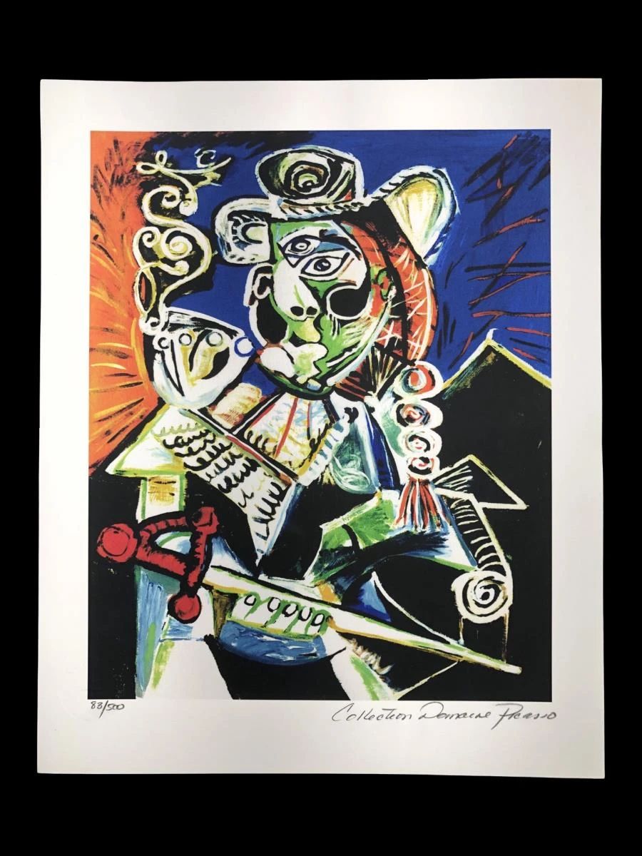 Pablo Picasso Cavalier With Pipe Giclee on Paper