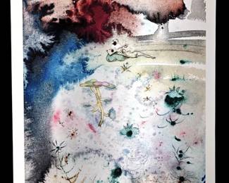 Salvador Dali Arabe Jouant de La Guitare Feminin