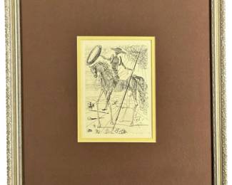 Salvador Dali “Don Quixote" Lithograph