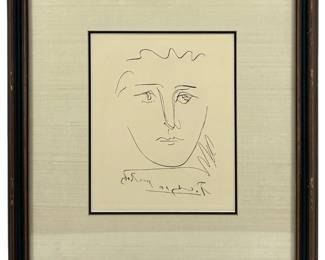 Pablo Picasso “Pour Robie" Lithograph