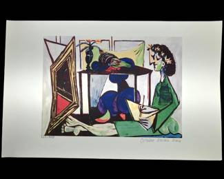 Pablo Picasso Interior with a Girl Drawing Giclee
