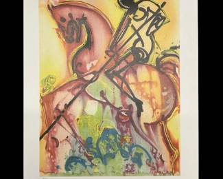Salvador Dali “St. George & the Dragon" Lithograph