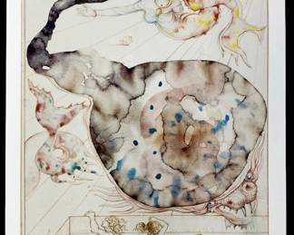 Salvador Dali The Bath at Villa Nirvana Lithograph