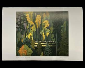 Lawren Stewart Harris “Agawa River" Lithograph