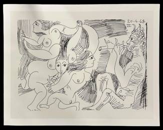 Pablo Picasso “Bacchus" Lithograph