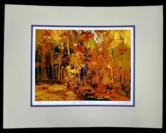 Tom Thomson “Maple Saplings, October" Lithograph