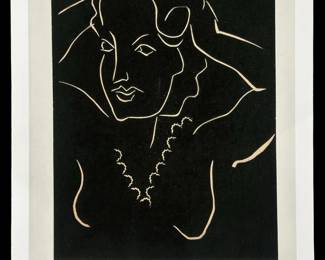 Signed Henri Matisse “Dianne" Lithograph