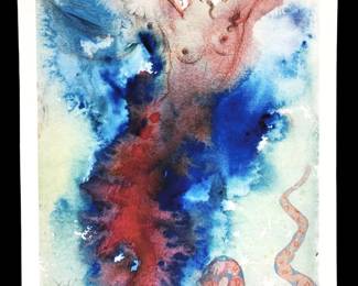 Salvador Dali Sans Titre Nu Feminin Lithograph on