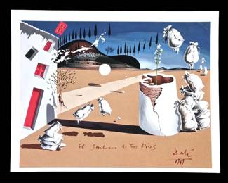 Salvador Dali The Three-Cornered Hat Lithograph on