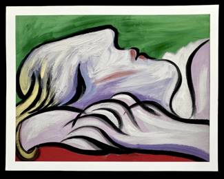 Pablo Picasso “Asleep" Lithograph