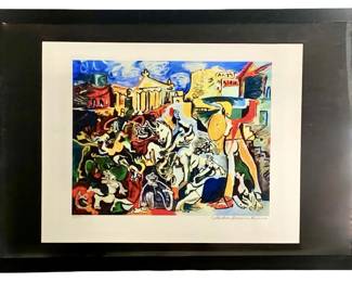Picasso “The Rape of the Sabine Women" Lithograph