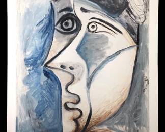Pablo Picasso Tete de Femme Au Chignon Lithograph