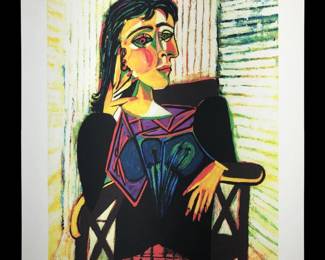 Pablo Picasso Portrait of Dora Maar Seat Giclee