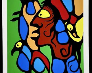 Norval Morrisseau “New Direction" Lithograph