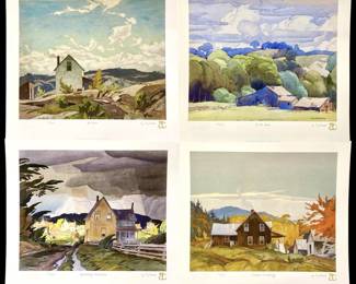 4cp A.J. Casson “A Moment in Time" Lithographs