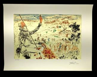 Salvador Dali Don Quixote de La Mancha Giclee on