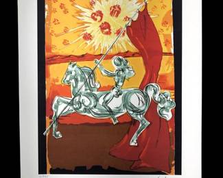 Salvador Dali Wilfred of Ivanhoe Giclee on Paper